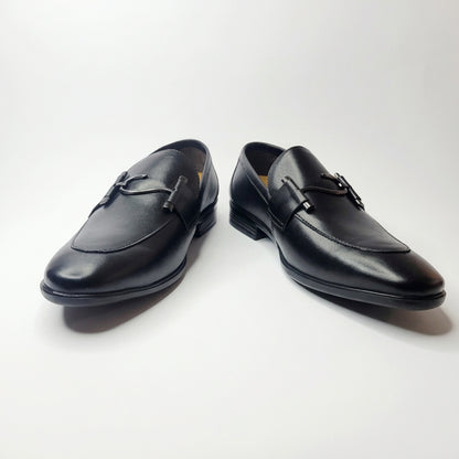 Espresso Noir Dark Brown Horsebit Loafers for Men