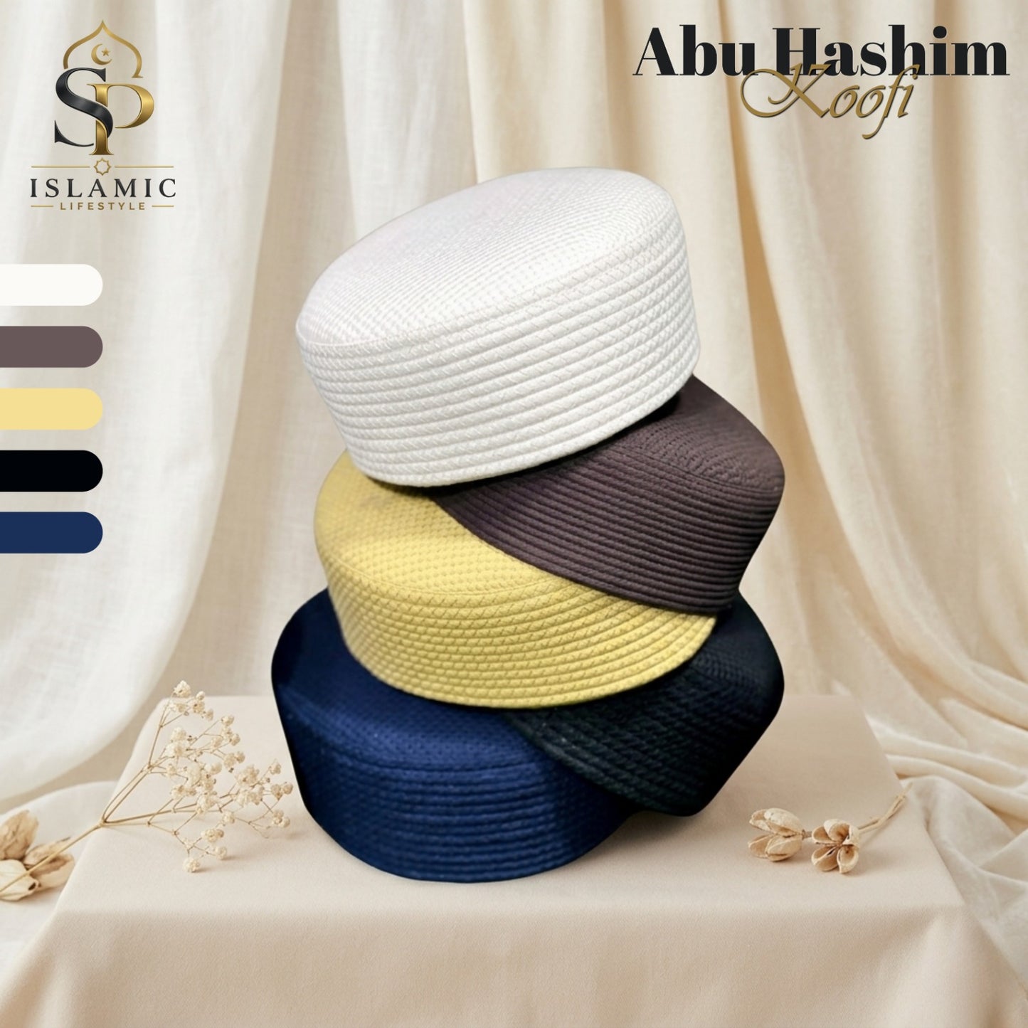 Abu Hashim Koofi Caps Pakistan – Buy Islamic Topi Online | Islamic Lifestyle